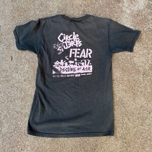 Circle Jerks Fear Punk Rock show T shirt vtg rare S